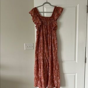 Free People Pink Floral Dress